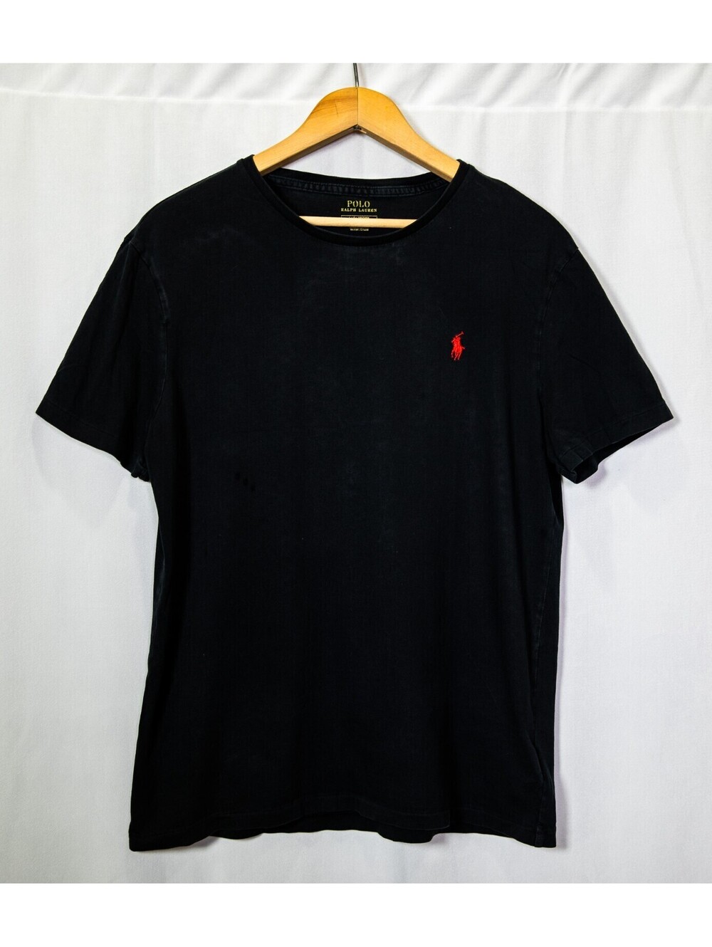 Polo Ralph Lauren Big and Tall Crewneck Pony T-Shirt Black - Men's L